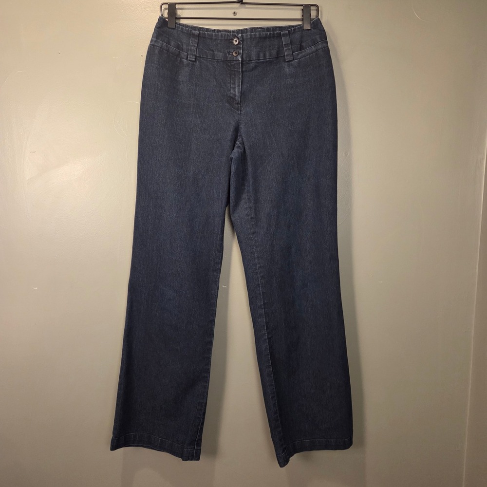 Vintage Focus 2000 Straight Leg Jeans, Size 10, Dark Wash‎ Denim
